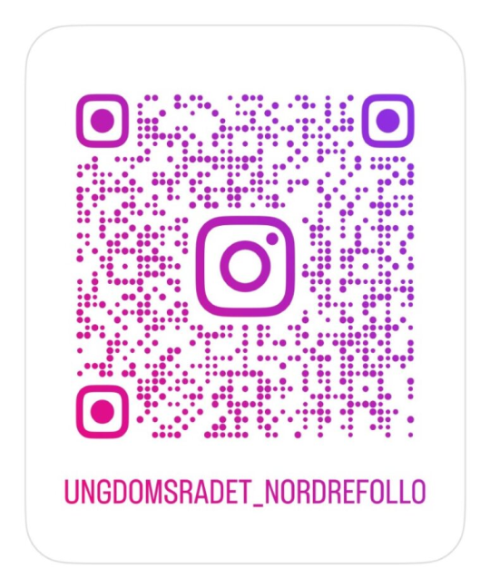 Ungdomsrådet Instagram QR-kode