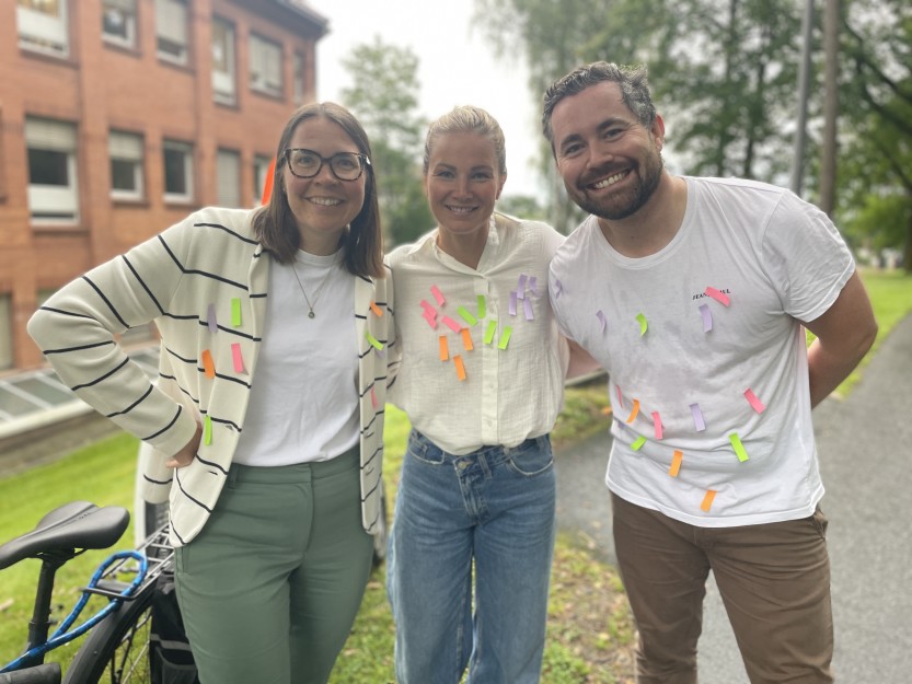 Mikaela Nordling, Ann-Magritt Holøs og Tony Elvegaard