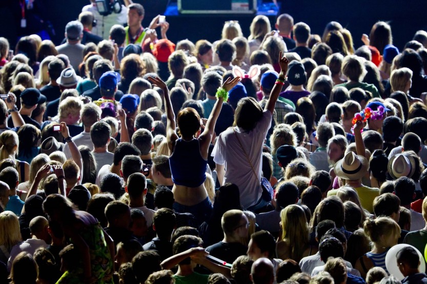 Publikum på konsert Publikum på konsert