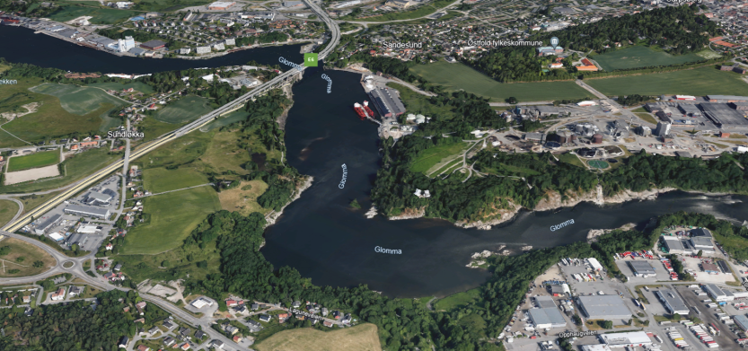 I forbindelse med transportetappe 2 til det nye renseanlegget på Alvim, skal det jobbes langs Glommastien på Fredrikstad-siden av Glomma i en god periode framover (Google Earth) I forbindelse med transportetappe 2 til det nye renseanlegget på Alvim, skal det jobbes langs Glommastien på Fredrikstad-siden av Glomma i en god periode framover (Google Earth)