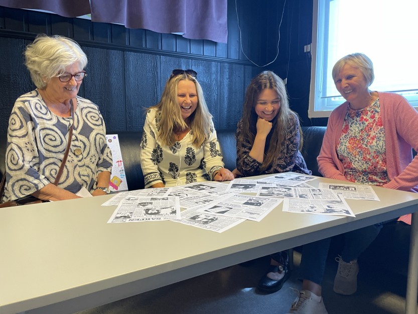 Fra v. Aslaug Strand, Ilona Heinzen, Camilla M. Andersen og Marit Pedersen. Fra v. Aslaug Strand, Ilona Heinzen, Camilla M. Andersen og Marit Pedersen.