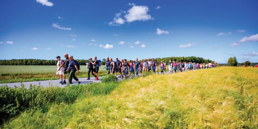 Pilegrimsvandring under Sarpsborgs tusenårsjubileum i 2016. Foto: www.thomasfoto.com Pilegrimsvandring under Sarpsborgs tusenårsjubileum i 2016. Foto: www.thomasfoto.com
