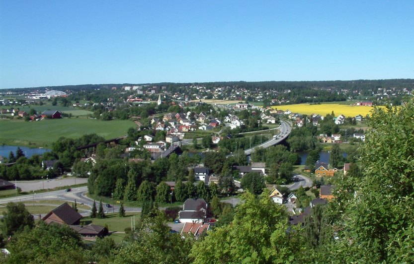 Utsikt fra Greåker fort Utsikt fra Greåker fort