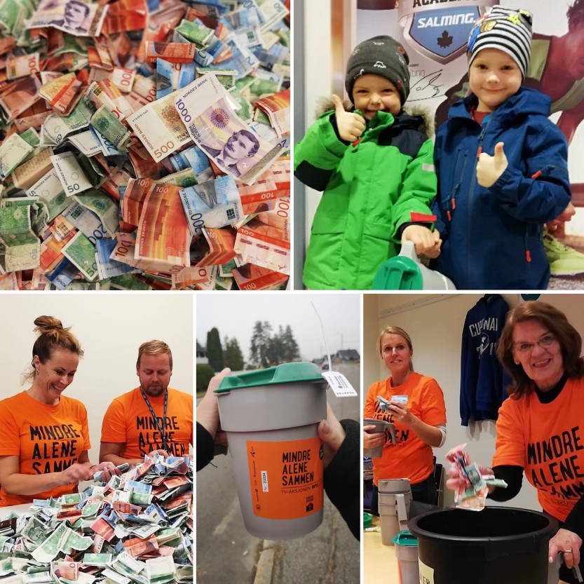 TV-AKSJONEN 2018: Sarpingene ga over 850.000 kroner til Kirkens Bymisjon under TV-aksjonen 2018. TV-AKSJONEN 2018: Sarpingene ga over 850.000 kroner til Kirkens Bymisjon under TV-aksjonen 2018.