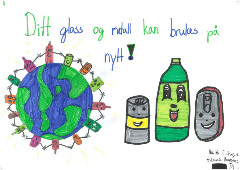 Tegningen er vinnerbidraget fra tegnekonkurransen kommunen gjennomførte våren 2019. Tegnet av Ildrid Thingnæs. Tegningen er vinnerbidraget fra tegnekonkurransen kommunen gjennomførte våren 2019. Tegnet av Ildrid Thingnæs.