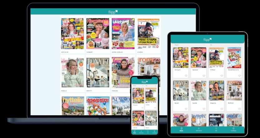 Reklamebilde for den digitale tjenesten Flipp Reklamebilde for den digitale tjenesten Flipp