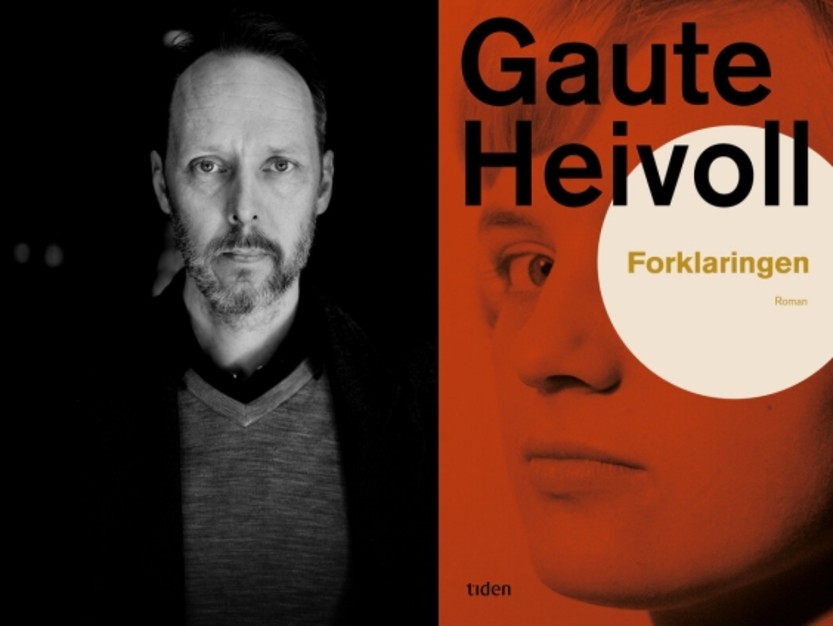 Gaute Heivoll. Foto: Paal Audestad. Forsidebilde bok: Tiden forlag Gaute Heivoll. Foto: Paal Audestad. Forsidebilde bok: Tiden forlag