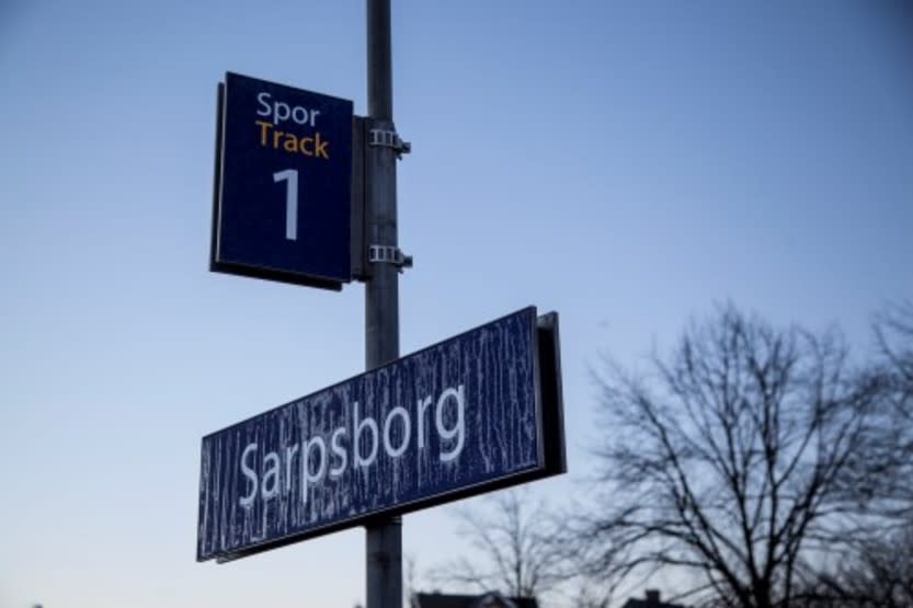 Skilt "Sarpsborg"