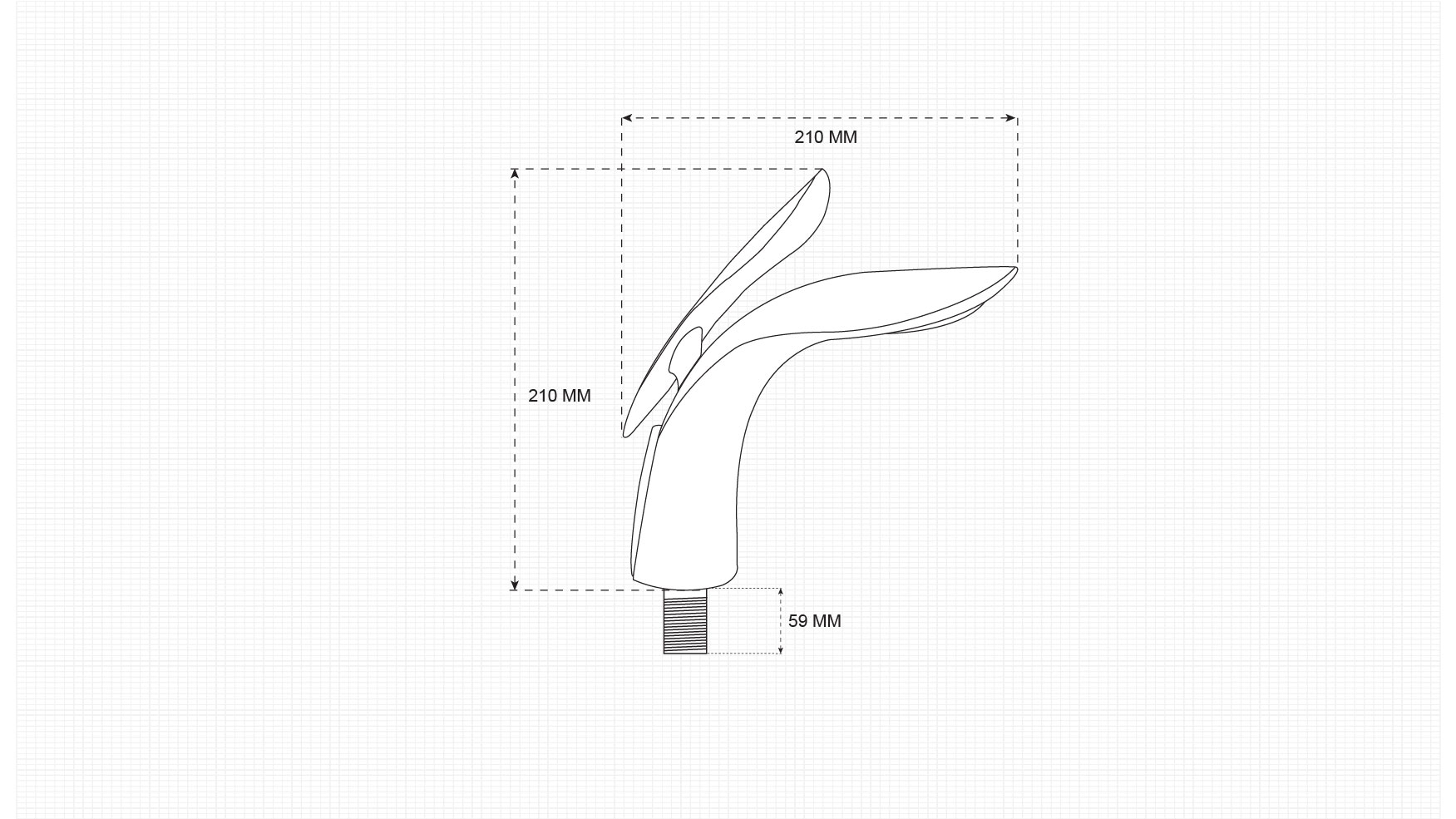 Technical Drawing for ZEN-BMT-9077-BK