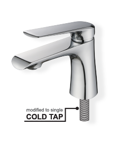 Bathroom Brass Basin Cold Tap ZEN-BCT-9011-PL