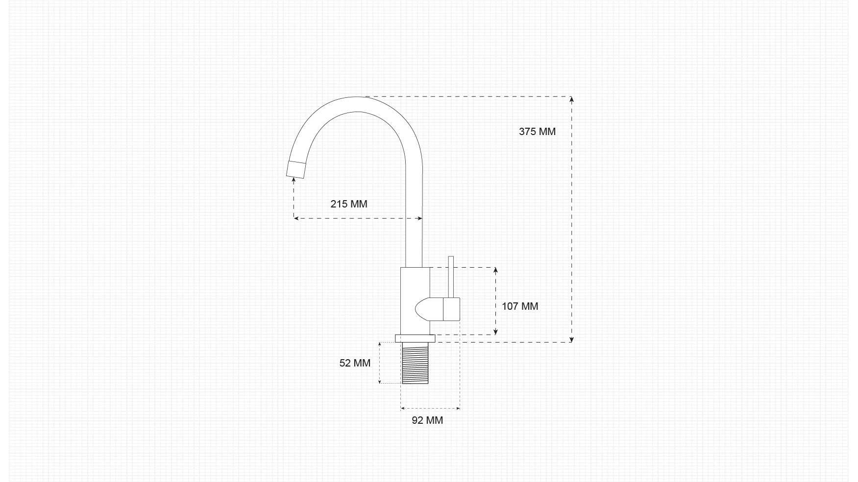 Technical Drawing for ZEN-PMT-3006-GD