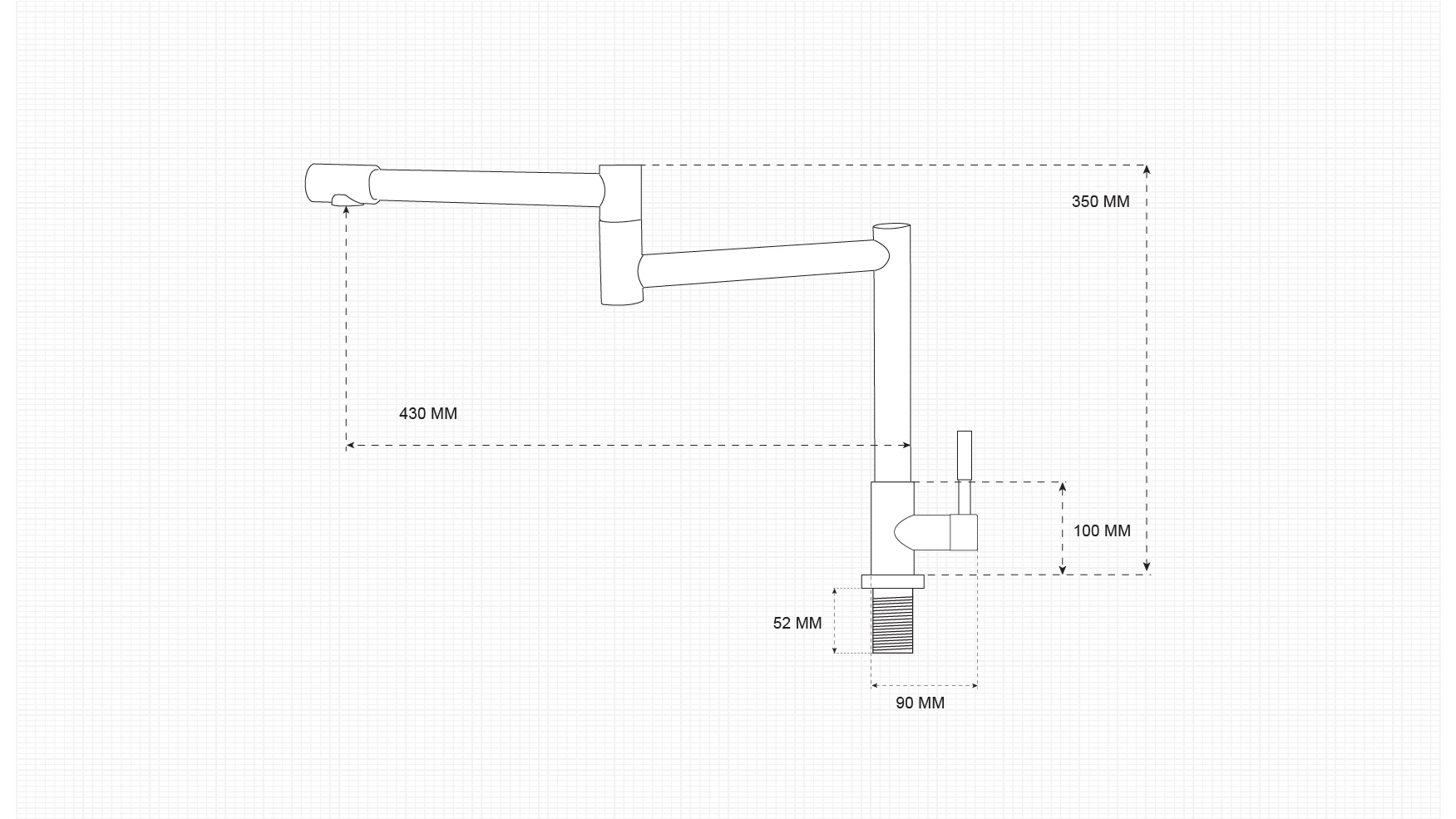 Technical Drawing for ZEN-PMT-3008-ST