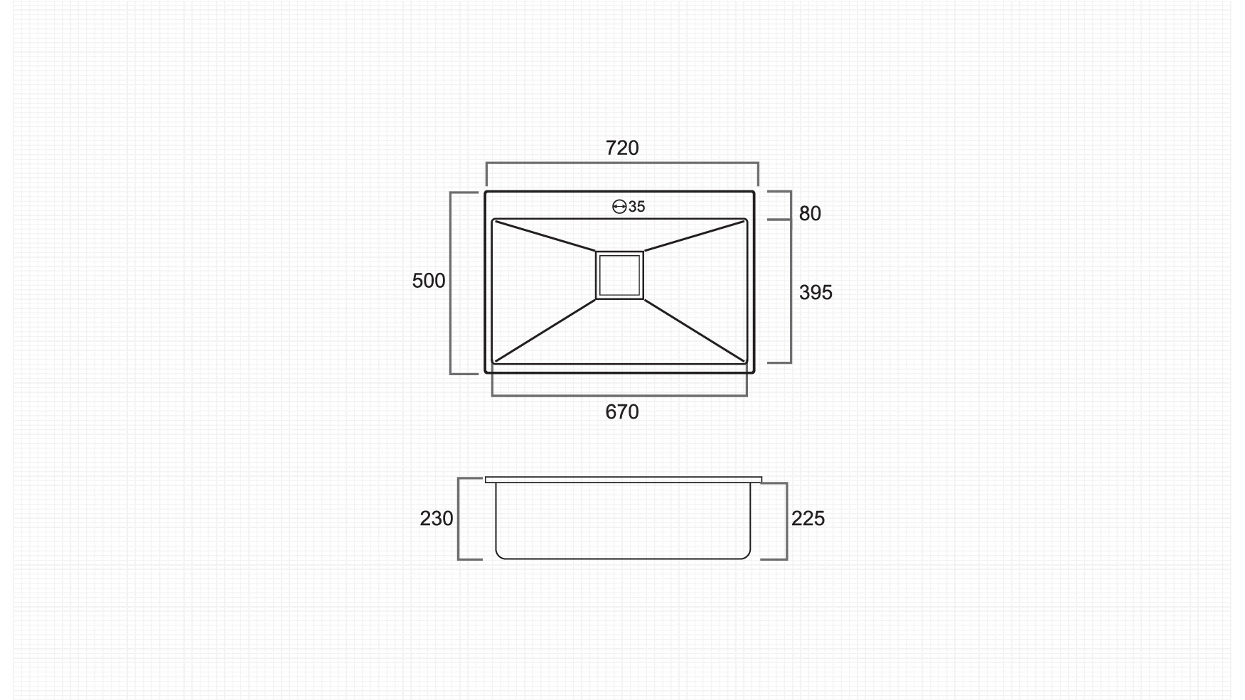 Technical Drawing for ZEN-SB-7250-ST