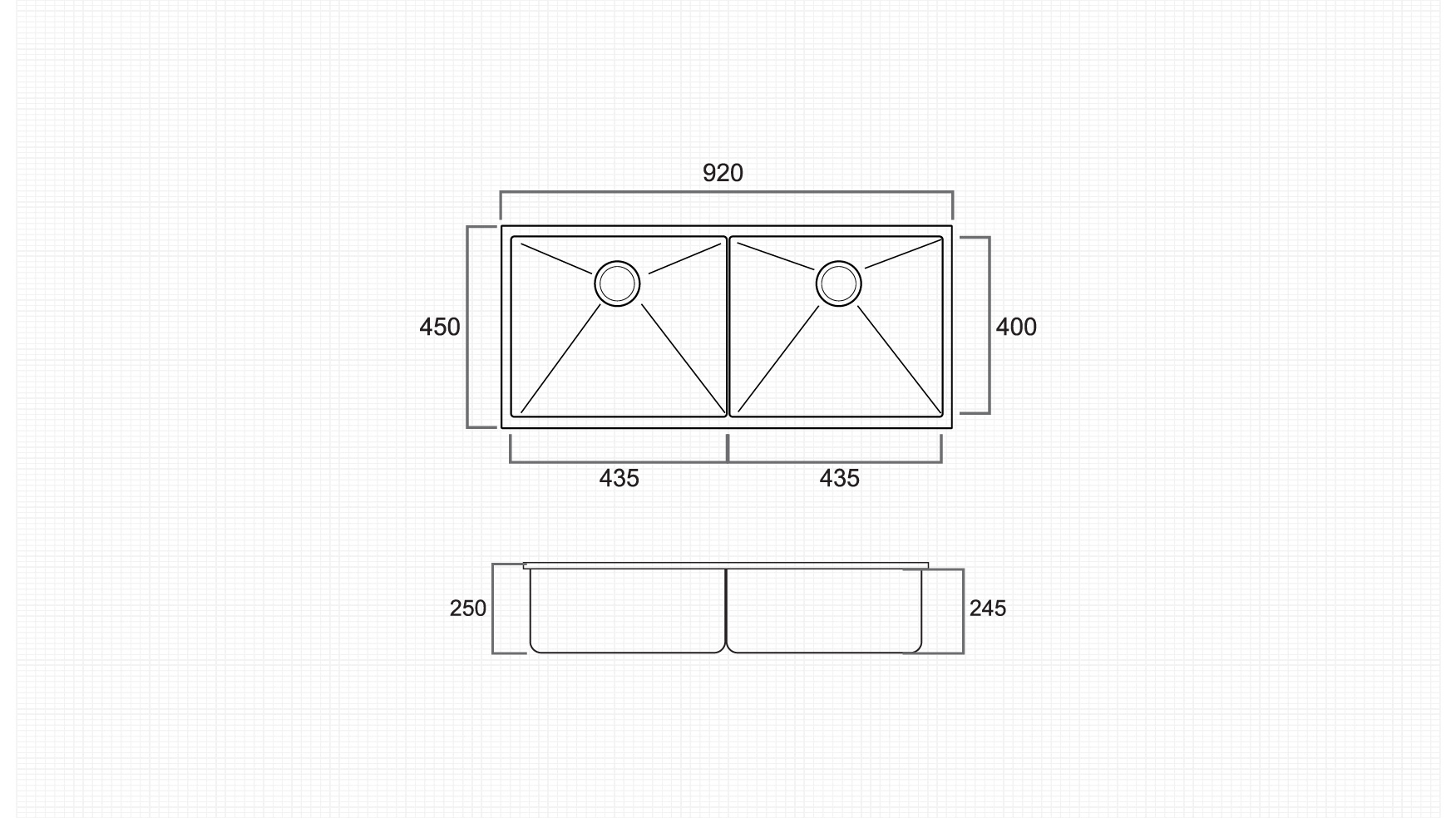 Technical Drawing for ZEN-DB-9945-ST