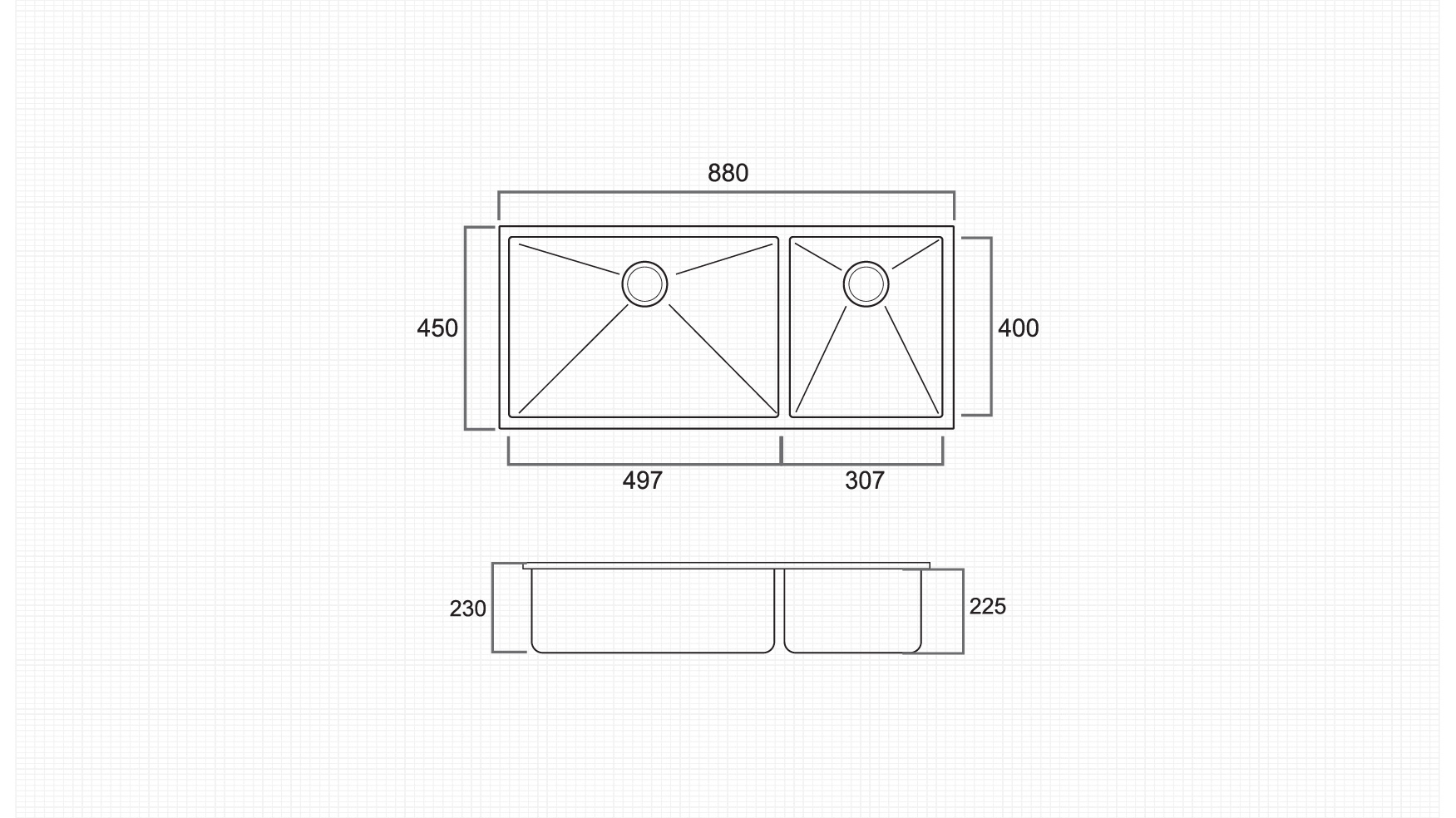 Technical Drawing for ZEN-DB-9545-ST