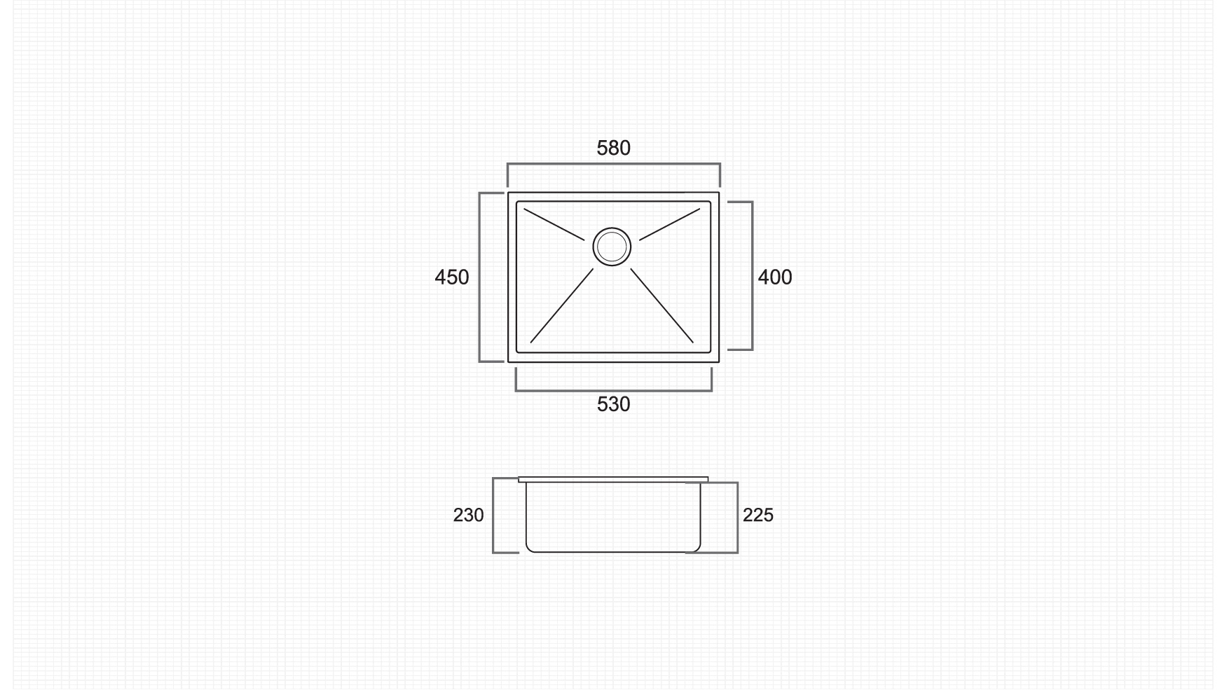 Technical Drawing for ZEN-SB-5845-ST