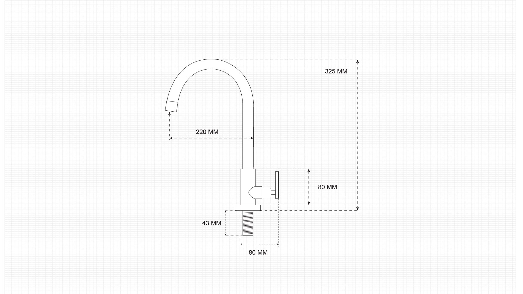 Technical Drawing for ZEN-PCT-8061-ST