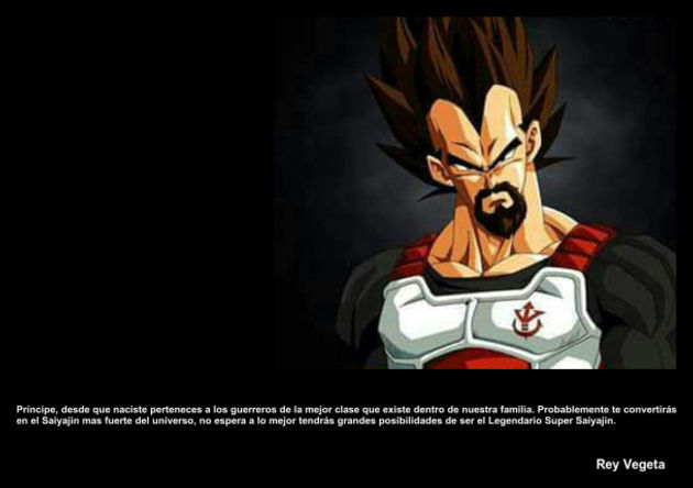 Rey Vegeta Rey Vegeta | Frase Dragon