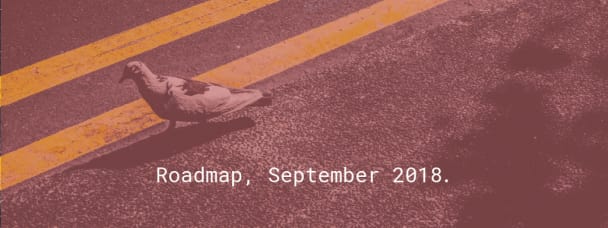 Roadmap, September 2018.