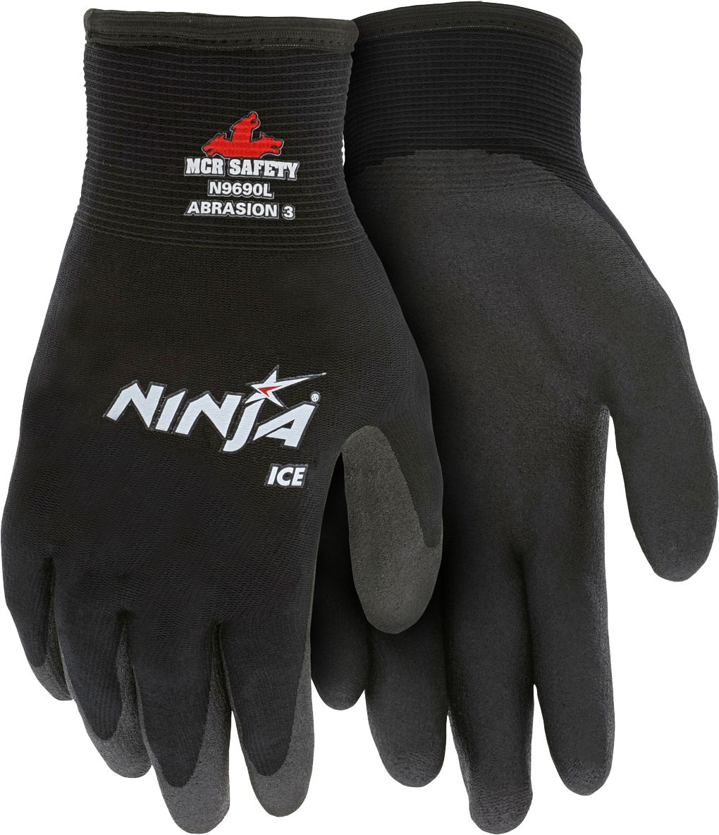アイスクライマー MCR Safety N9690L - Memphis Ninja Ice Gloves - HPT™ Coated for