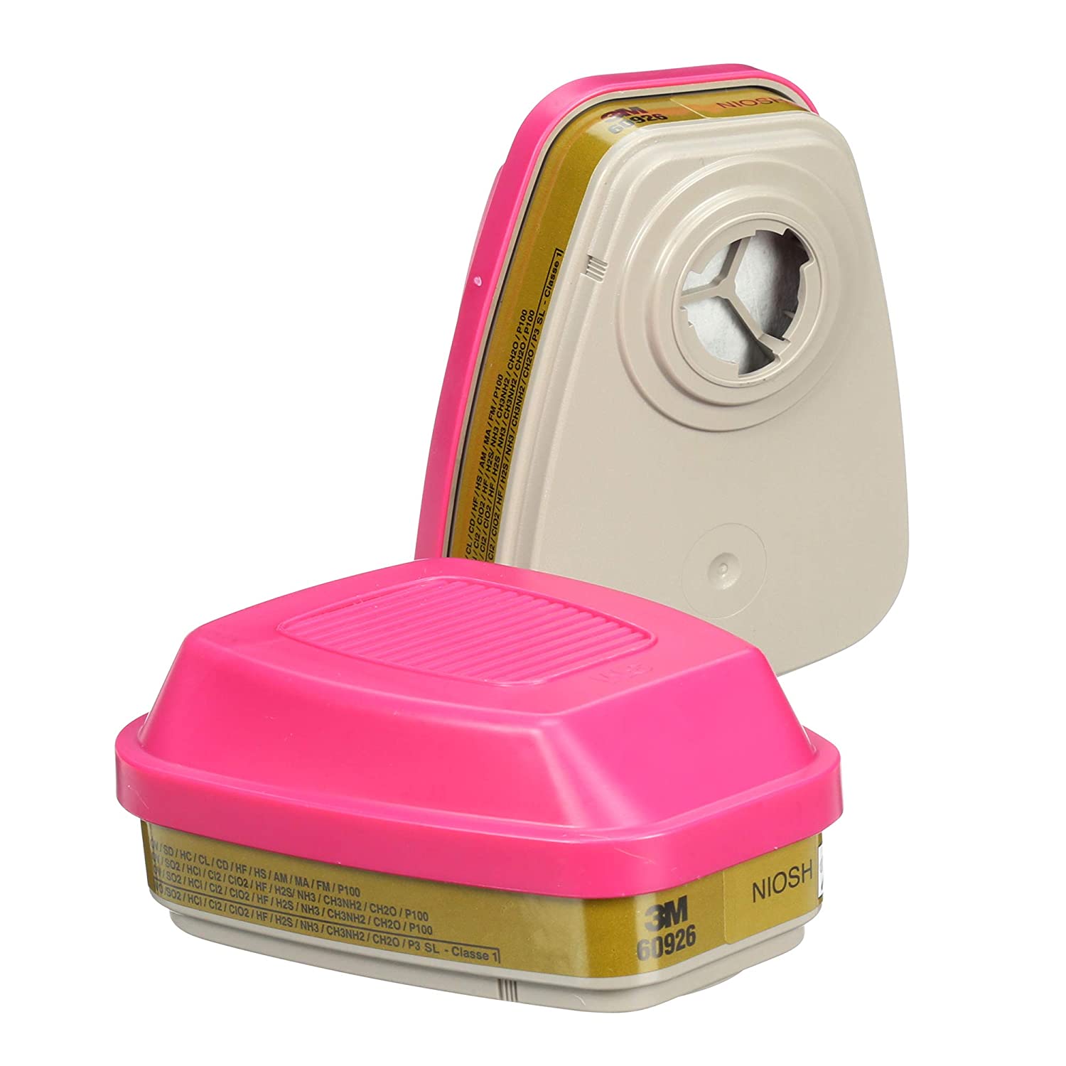 3M 60926 - Multi Gas/Vapor Cartridge/Filter, P100 | Stauffer Glove