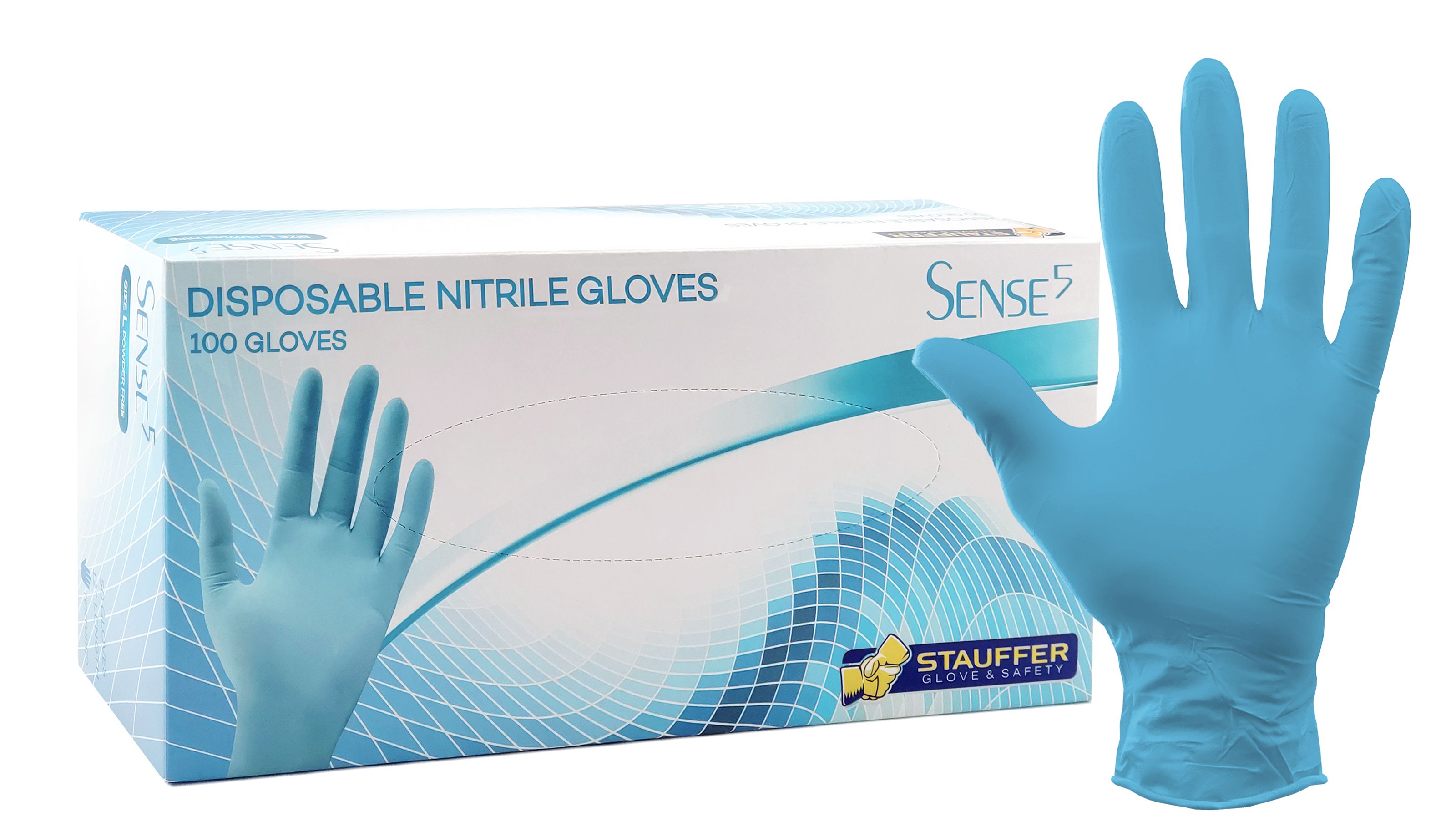 Showa Best 8005PF N-DEX® Disposable Nitrile Gloves, 8 Mil
