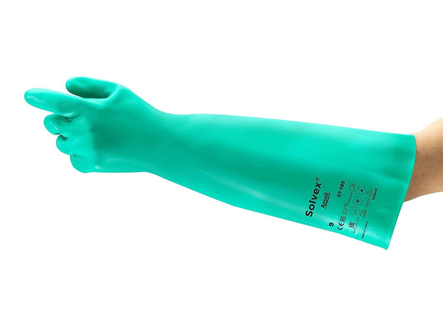 Ansell 37-185 7 - AlphaTec® Solvex® 37-185 - Elbow-Length Chemical