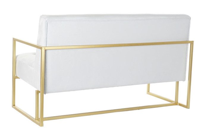 Sofa Blanco Dorado