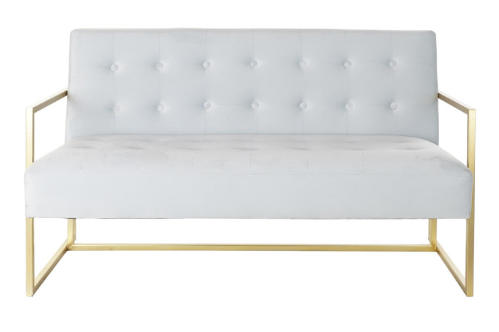 Sofa Blanco Dorado