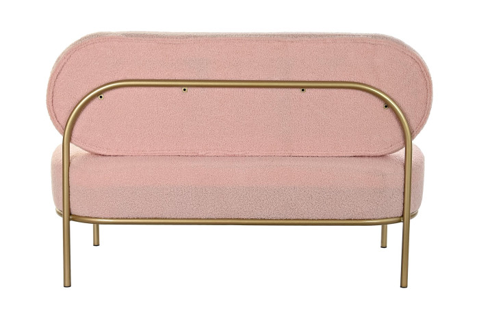 Sofa Rosa Dorado