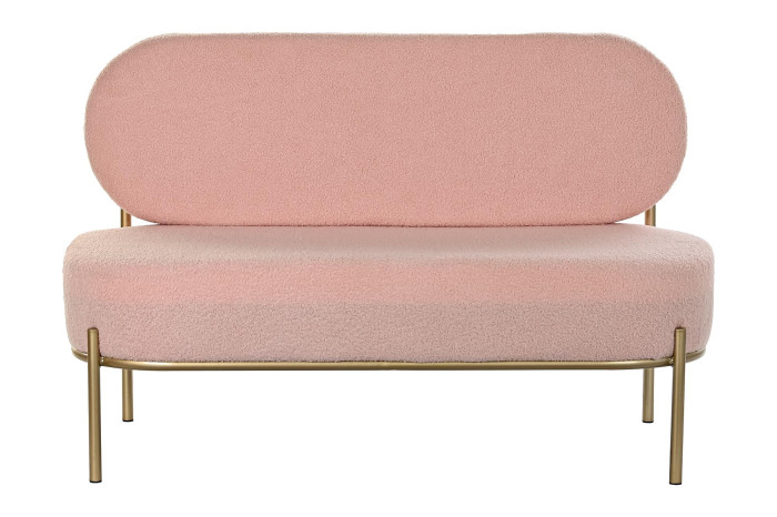 Sofa Rosa Dorado