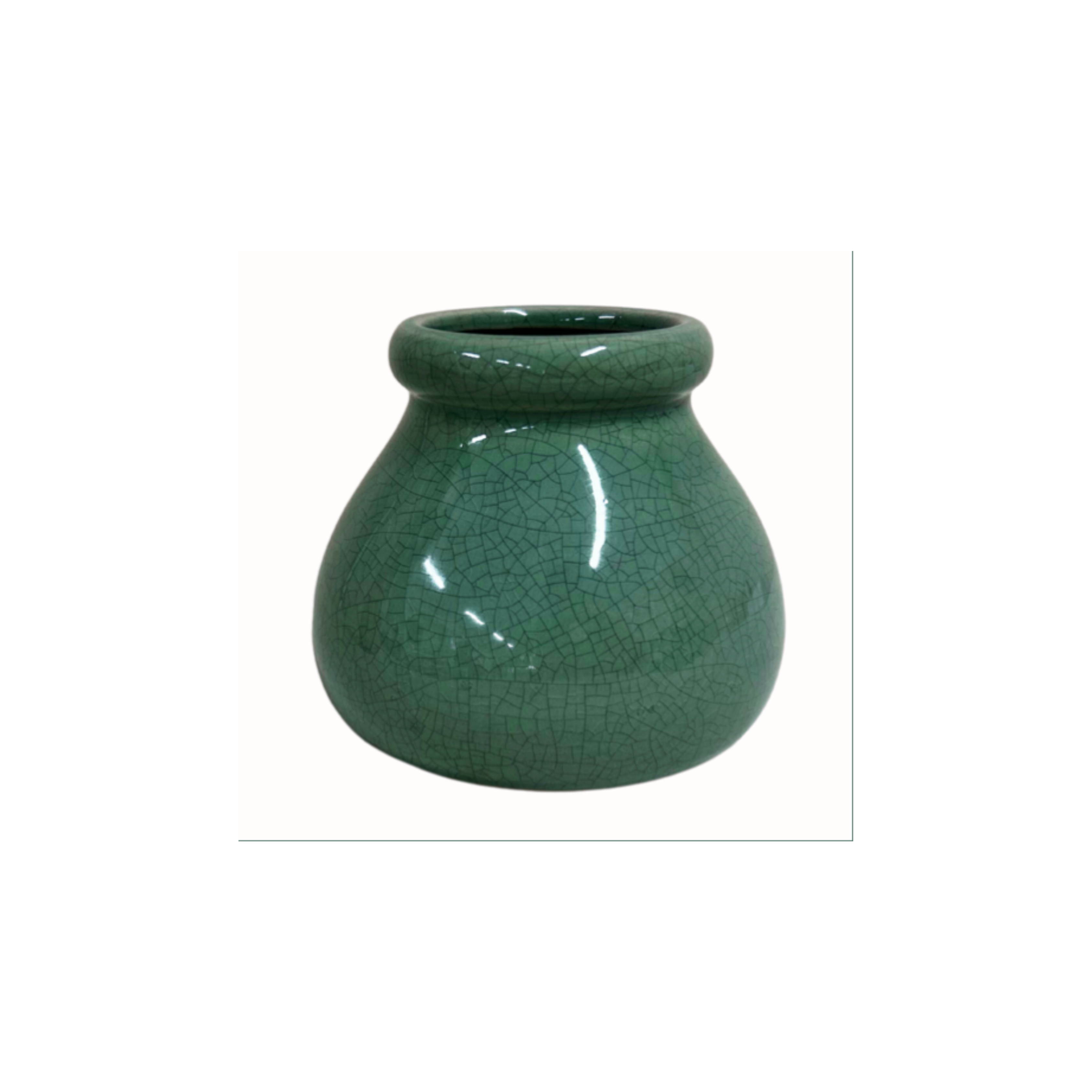 Jarron Ceramica Gradi Verde