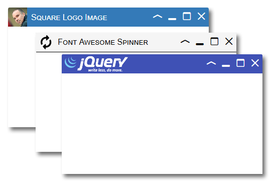 null panels with logo