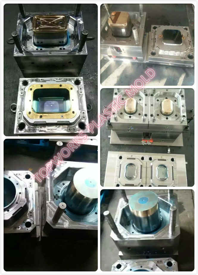 Plastic Bucket Mold, thin wall container mould
