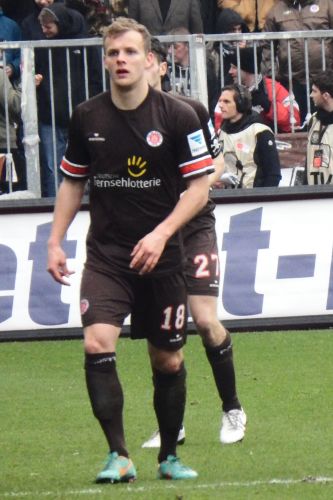 Lennart Thy als Spieler vom FC St. Pauli; Source: Wikimedia, Author: Northside