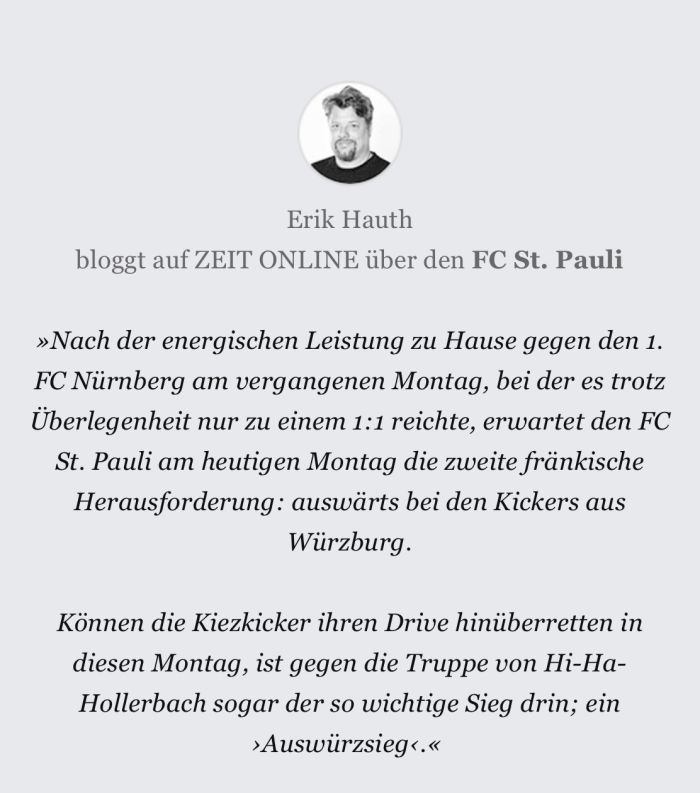 Erik Hauth Kommentar FCSP Elbvertiefung 