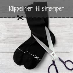 Klippelinie til strømper Klippelinie til strømper