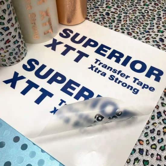 strygestof af høj kvalitet, SUPERIOR XTT Transfer Tape Xtra Strong bredde 61cm SUPERIOR XTT Transfer Tape Xtra Strong bredde 61cm