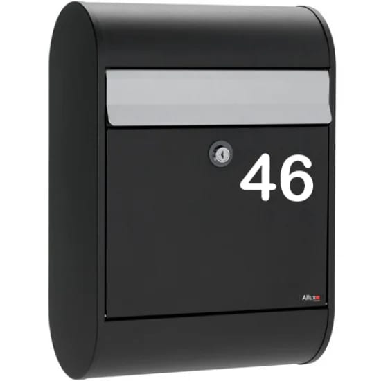 strygestof af høj kvalitet, Tal / husnummer til postkasse - sticker Tal / husnummer til postkasse - sticker