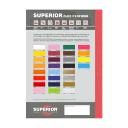 Farvekort SUPERIOR Flex Perform (HTV) Farvekort SUPERIOR Flex Perform (HTV)