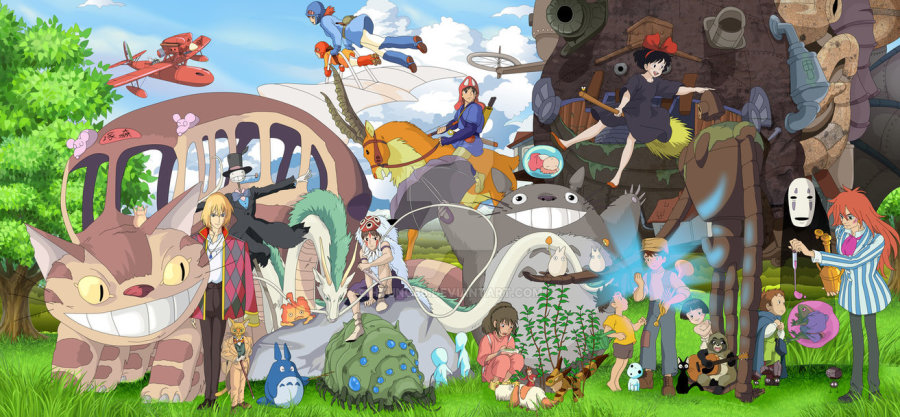 Beautiful Anime Art Inspired by Studio Ghibli - Digital Art Mix