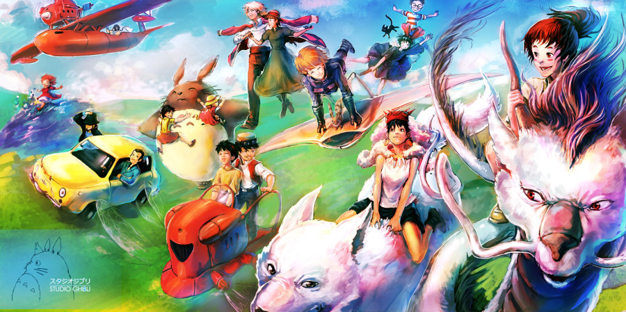 Beautiful Anime Art Inspired by Studio Ghibli - Digital Art Mix