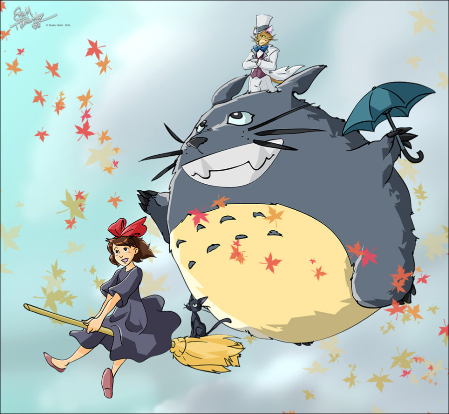 Beautiful Anime Art Inspired by Studio Ghibli - Digital Art Mix