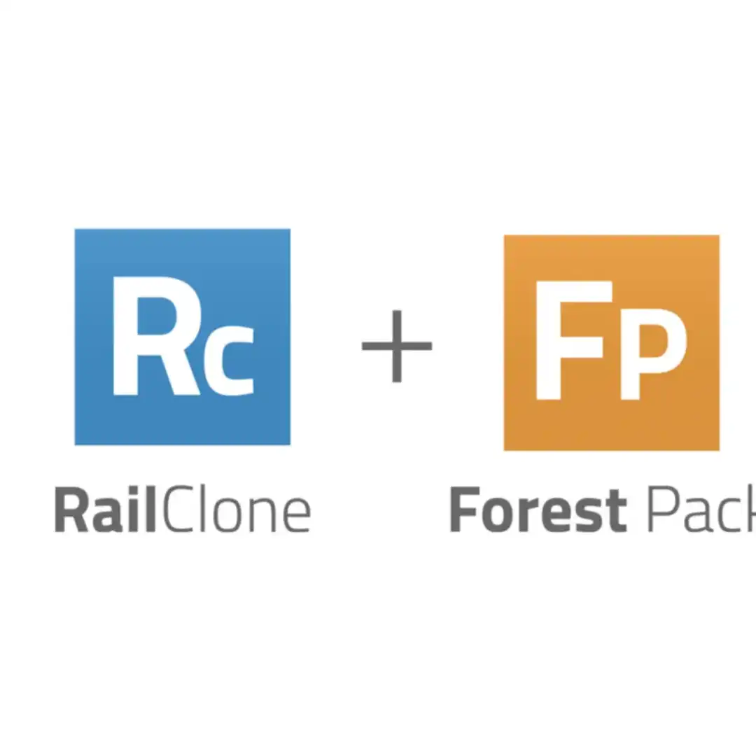 Forest Pack Pro + RailClone Pro