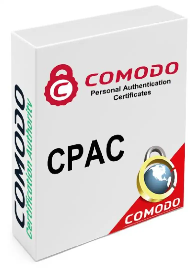 Comodo Personal Authentication Certificates