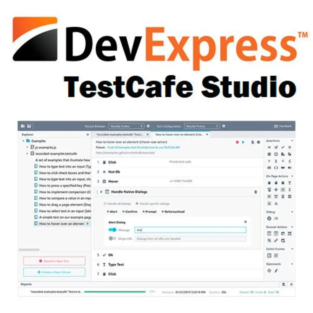 TestCafe Studio