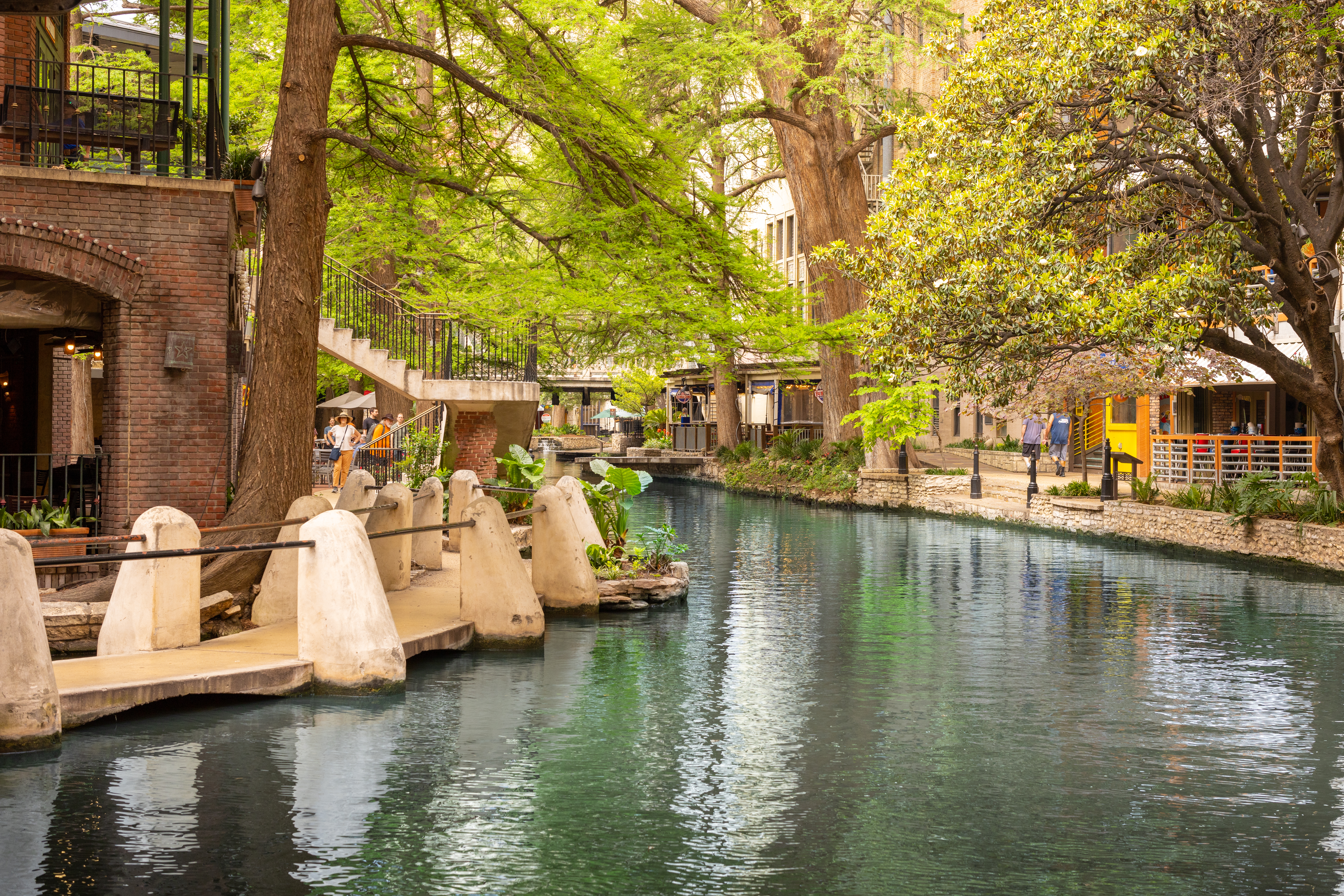 San Antonio Riverwalk In Texas . San Antonio Riverwalk In Texas .