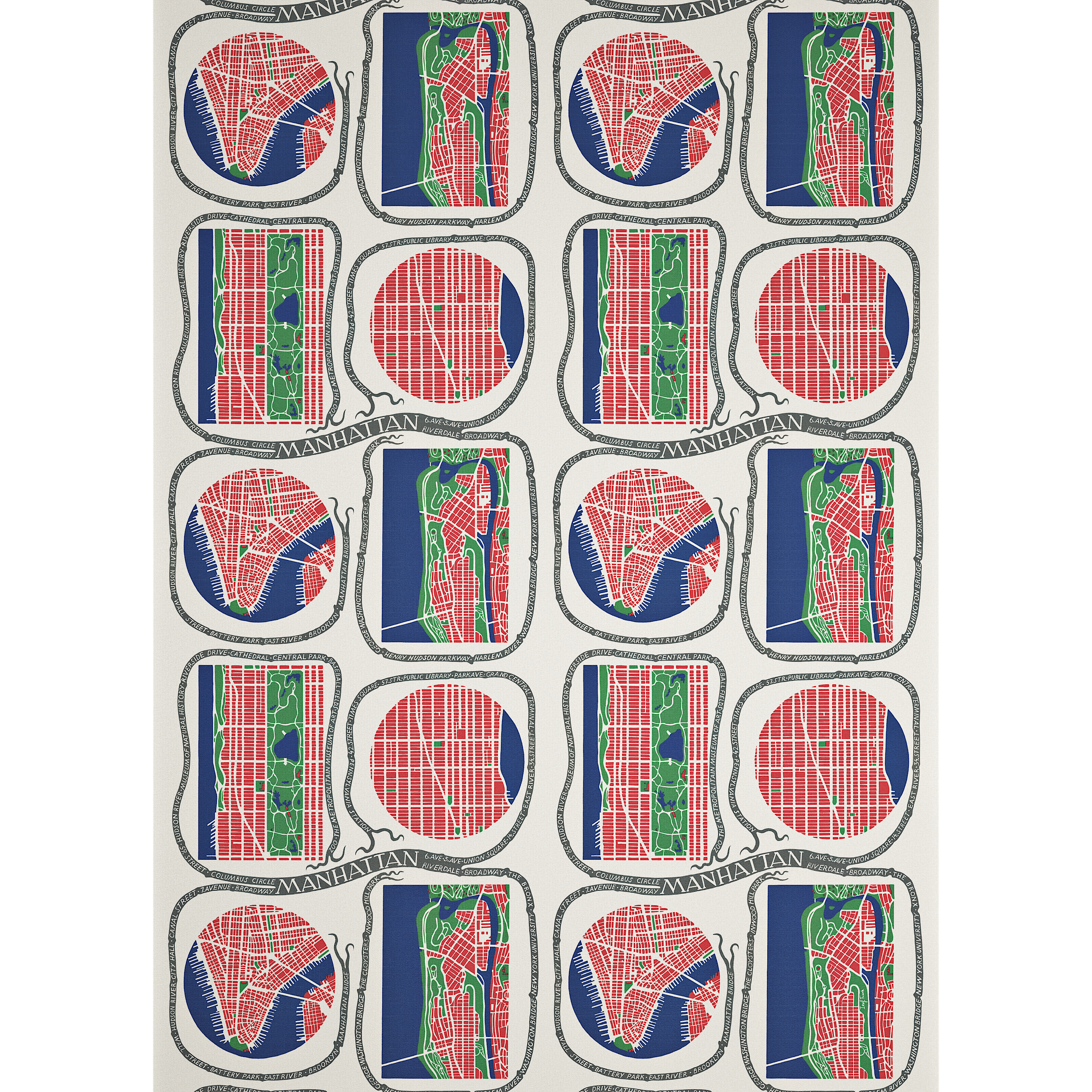 Fabric Sample Manhattan – Josef Frank