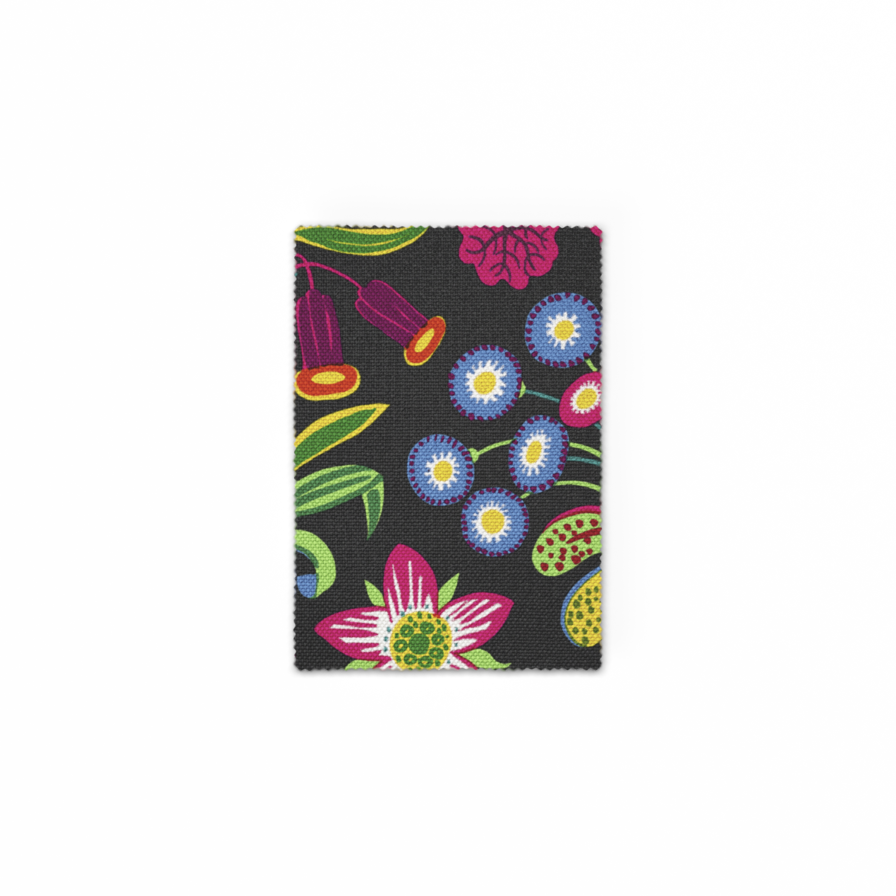 Fabric Sample Under Ekvatorn Black 450 Linen – Josef Frank