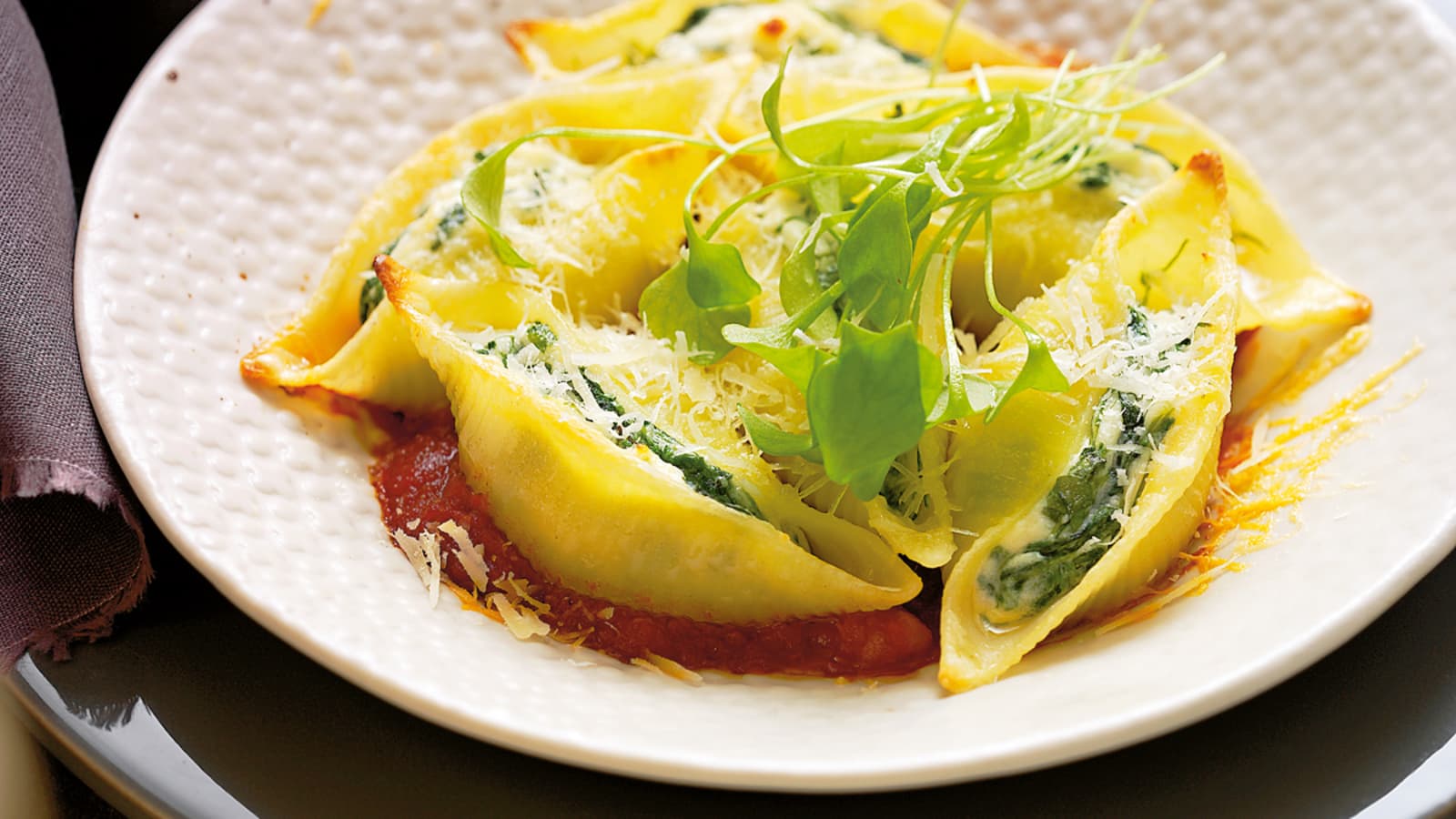 Conchiglioni gefüllt mit Spinat und Ricotta - Rezept | Swissmilk